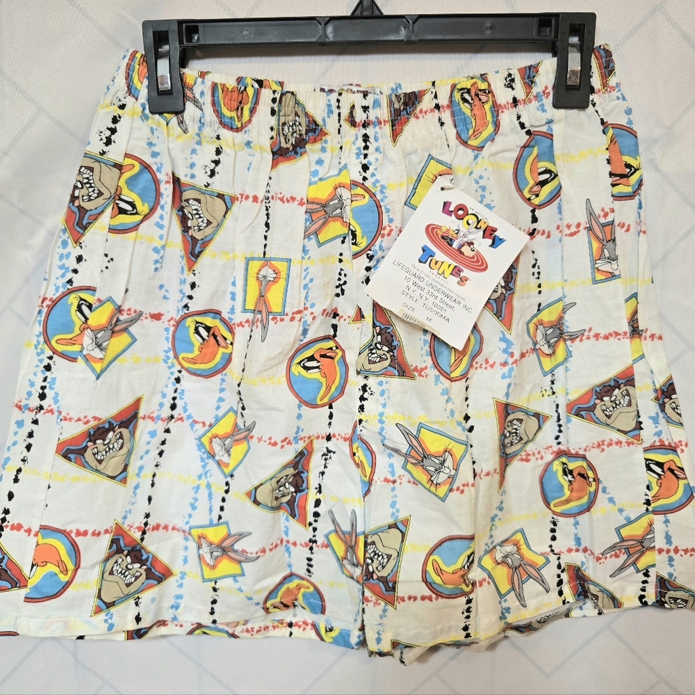Vintage 90s Looney Tunes Boxer Shorts | Men's M | New With Tags